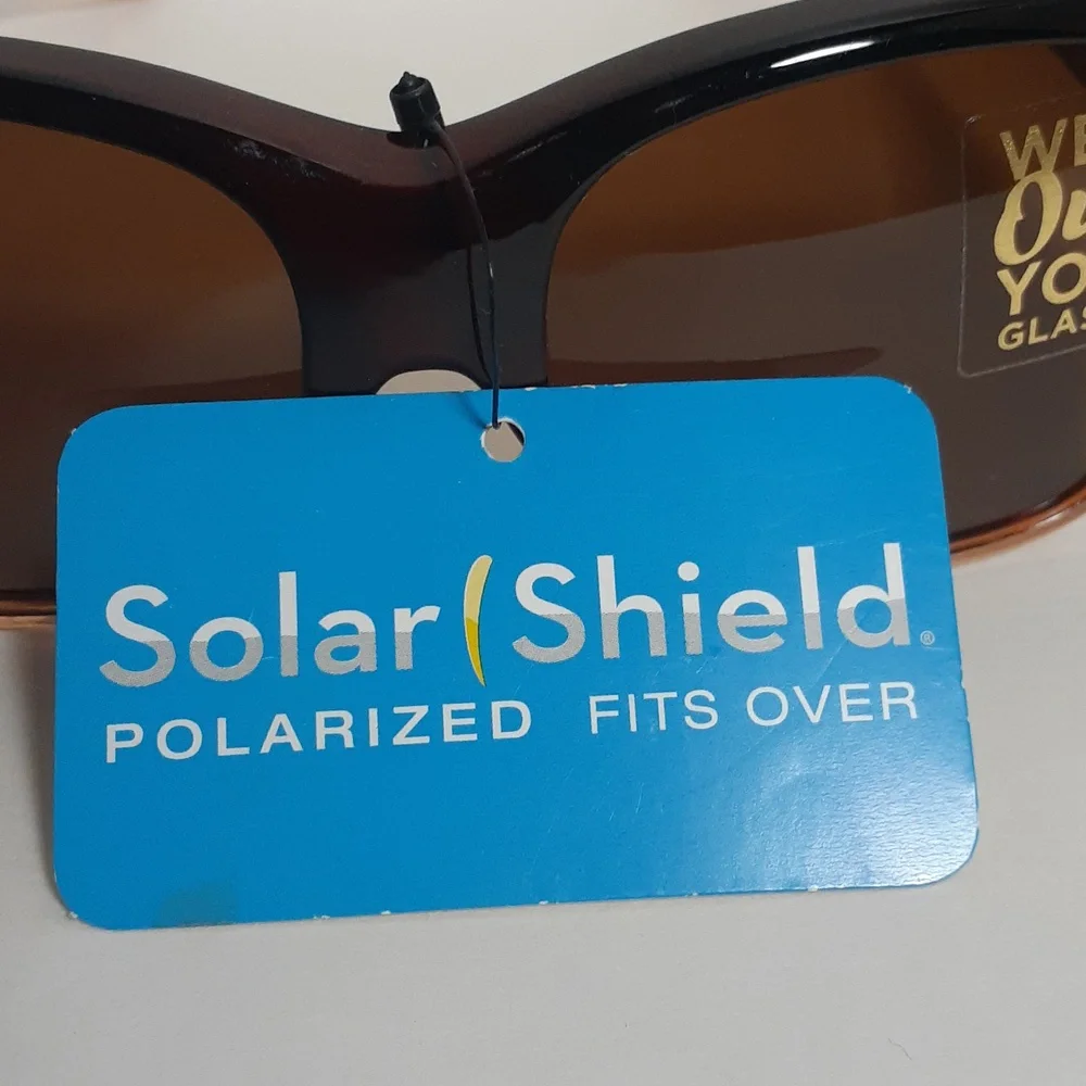 Foster Grant Solar Shield Women Sunglasses Brown Polarized UVA & UVB